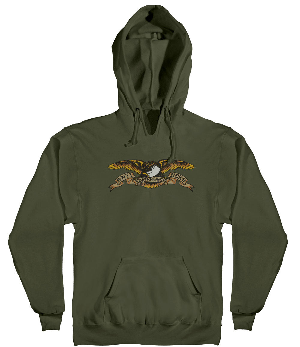 Army Green AntiHero Classic Eagle Hoodie