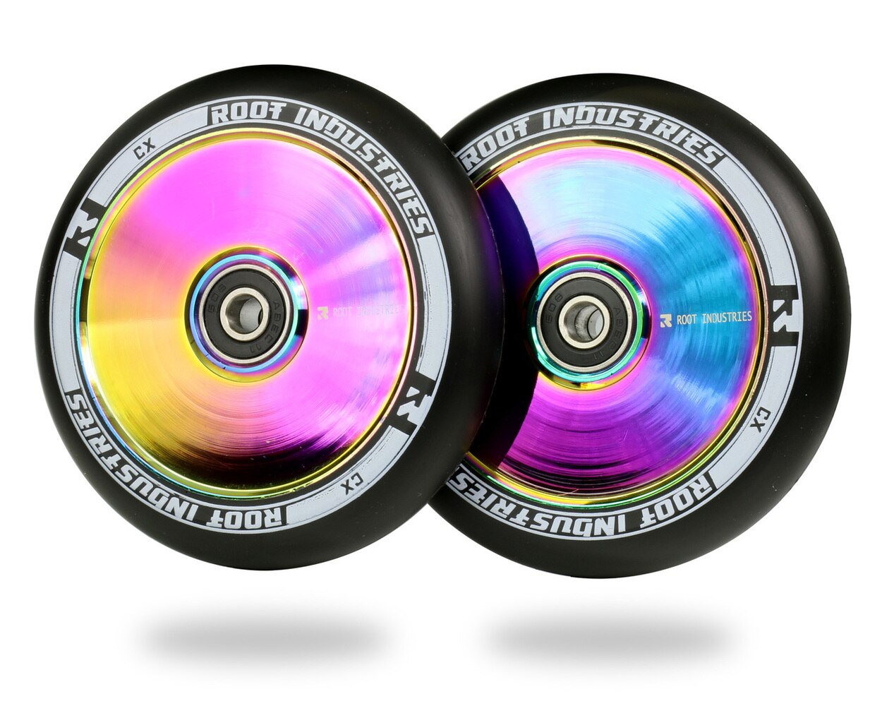 Root Industries Air Scooter Wheels - Black/Rocket Fuel (Set of 2)