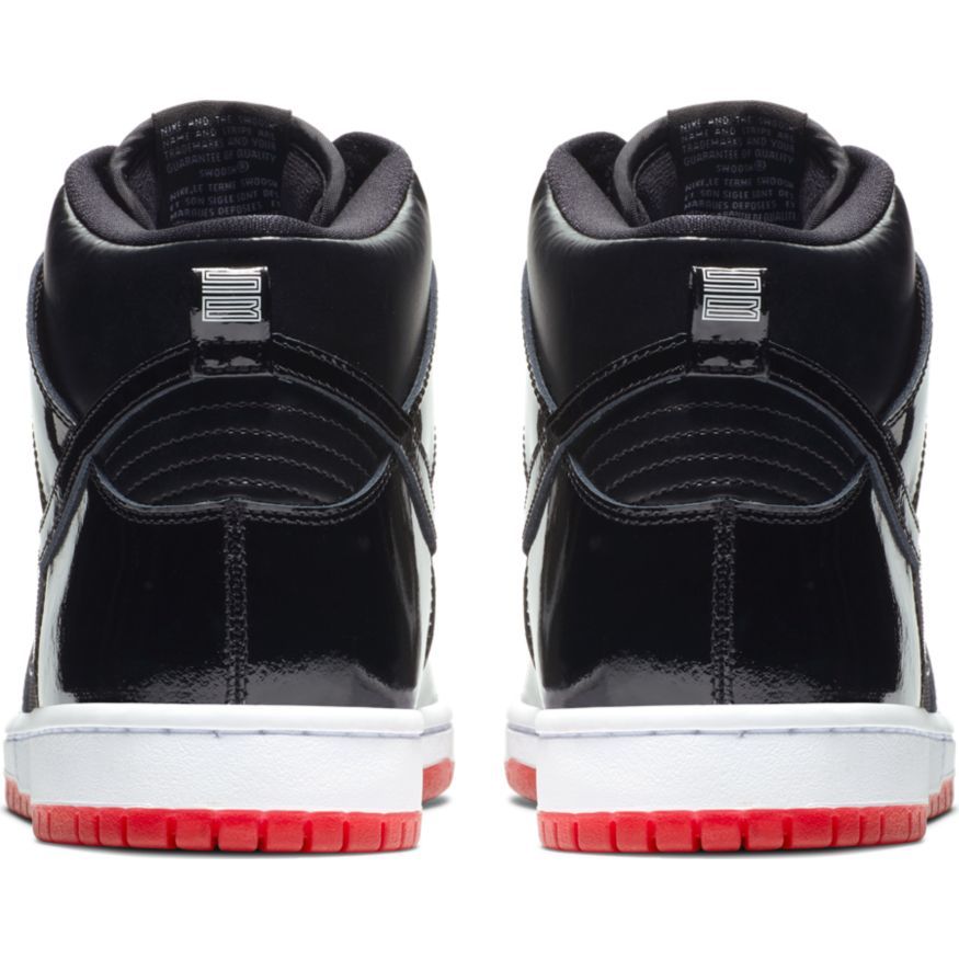 Nike SB Zoom Dunk High Traditional QS - Black/Black - White - Varsity Red