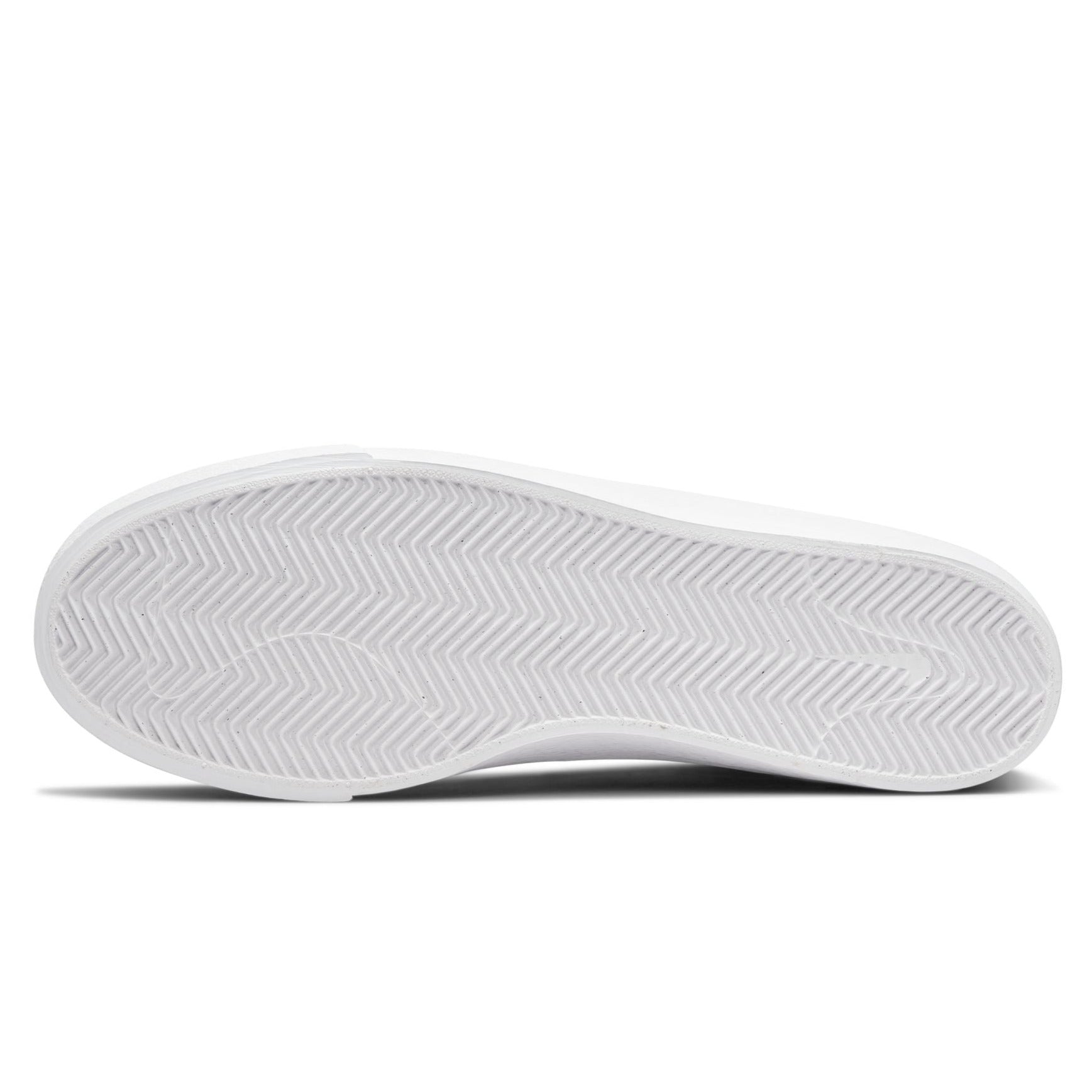 Sail/White Blazer Mid Court Nike SB Skate Shoe Bottom