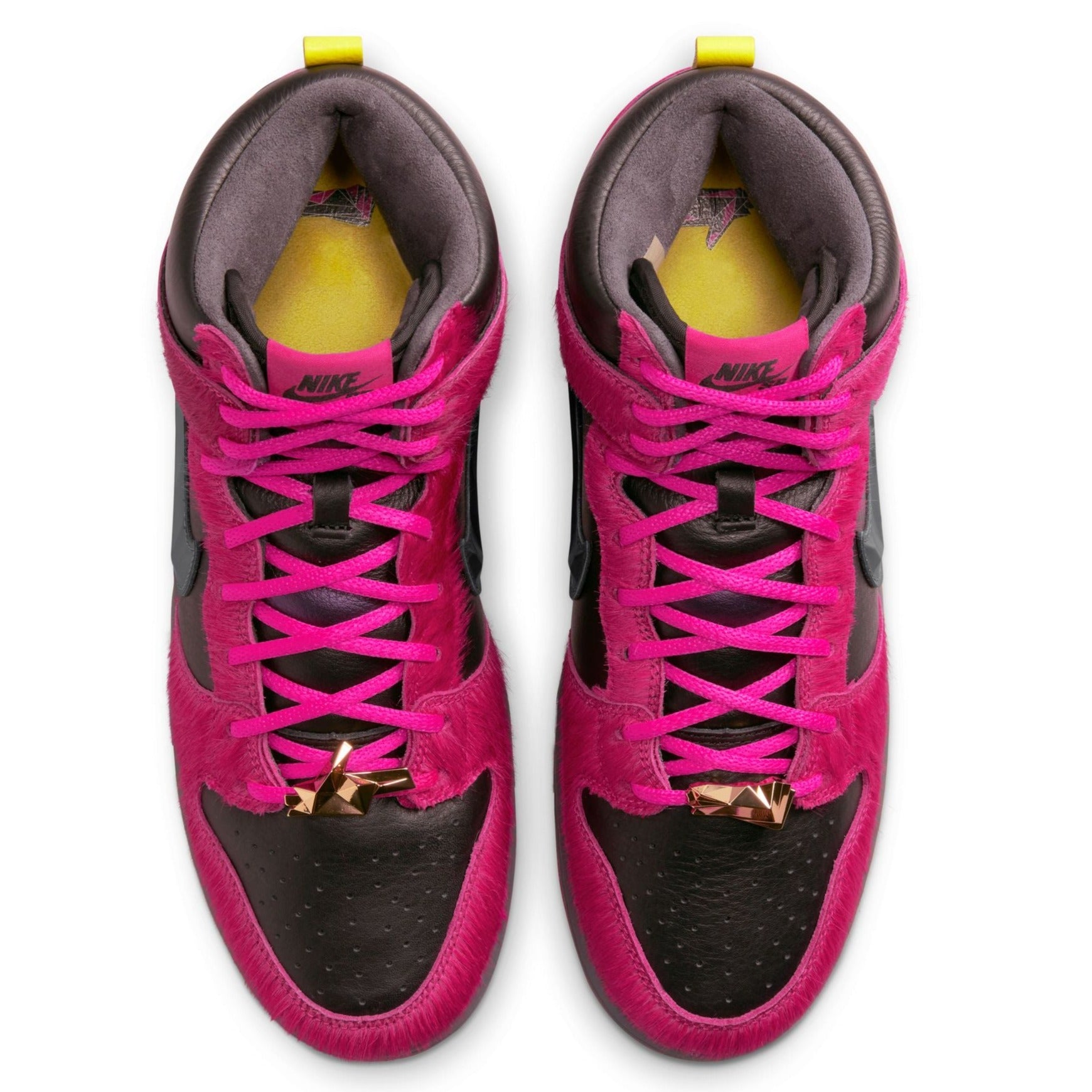Pink Run The Jewels Dunk High Nike SB Skate Shoe Top