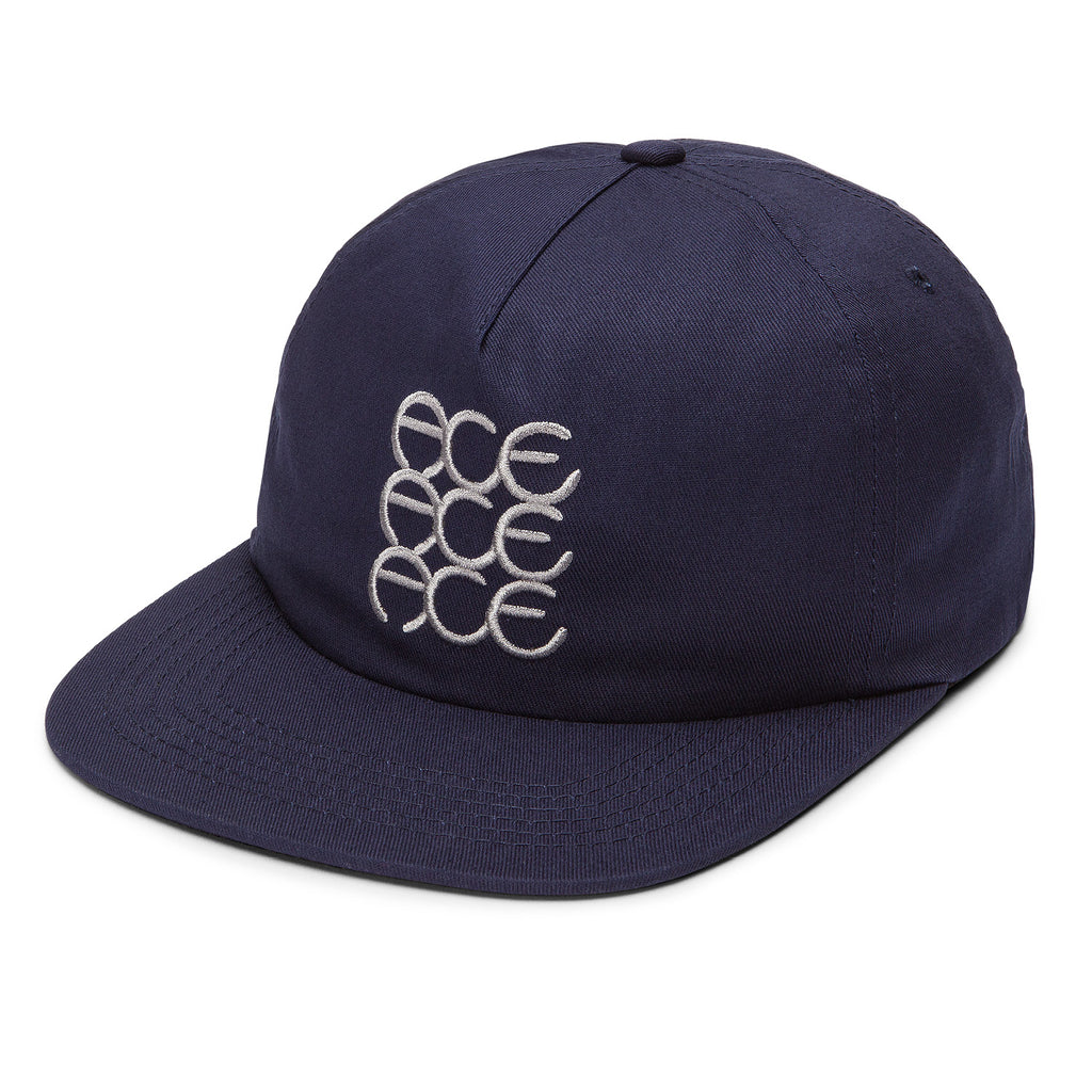 Ace Rings Snapback Hat - Navy