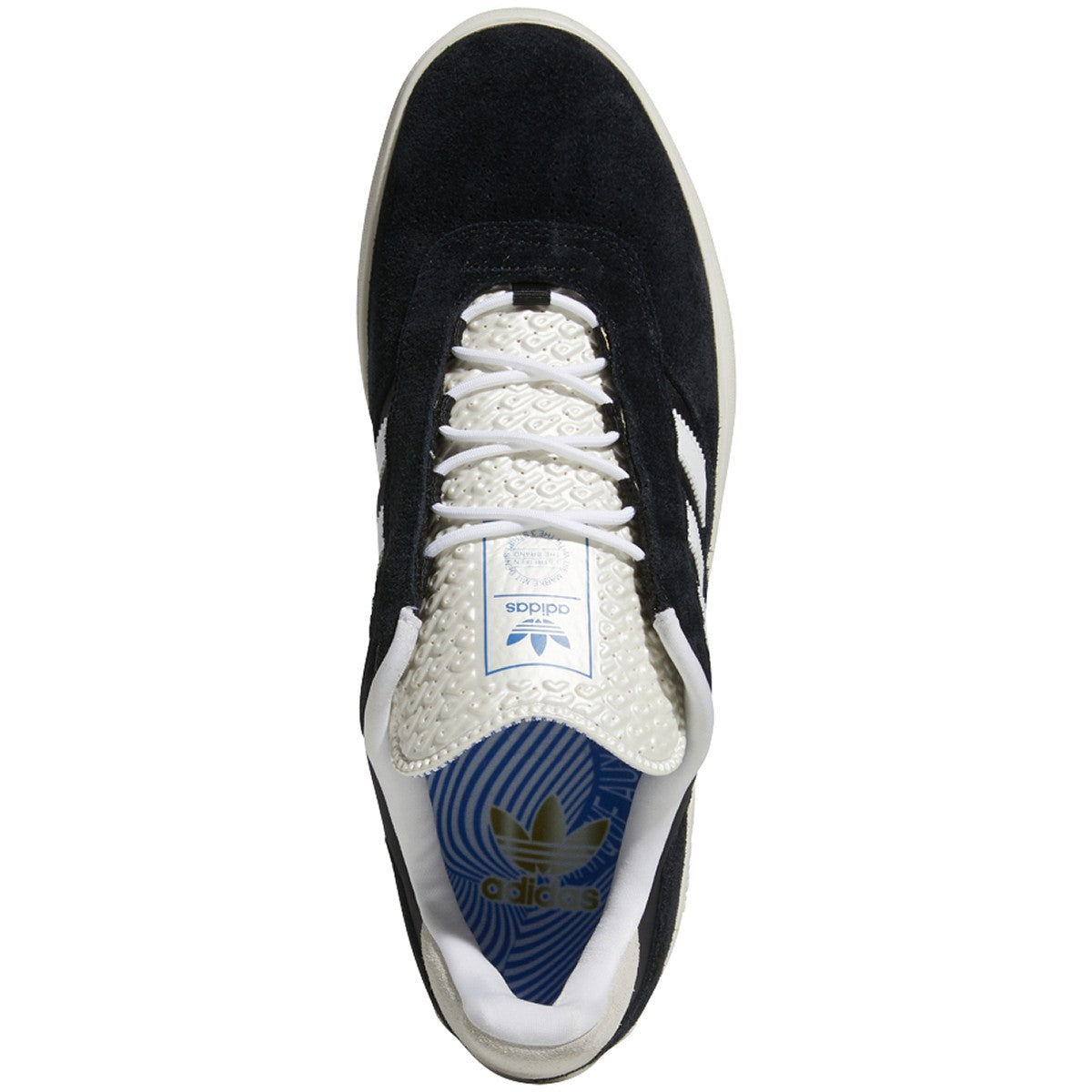 Adidas Puig Skateboard Shoe - Black/White/Bluebird