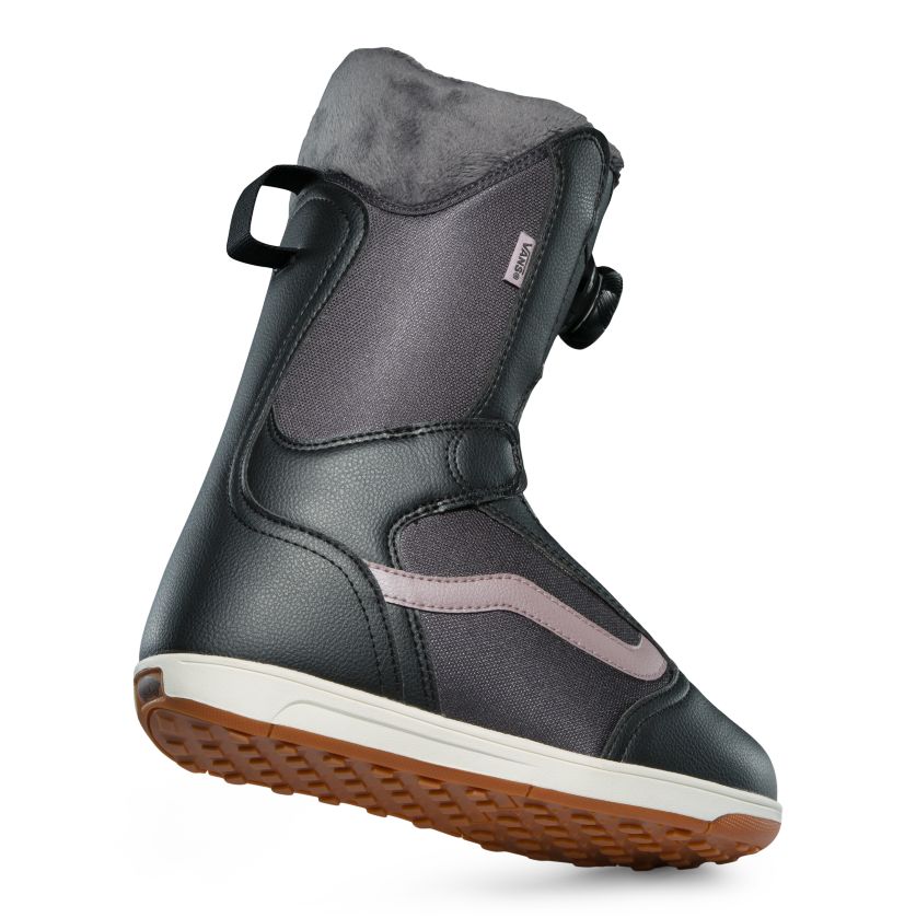 Black/Purple Dove Encore Linerless Women's Vans Snowboard Boots Detail