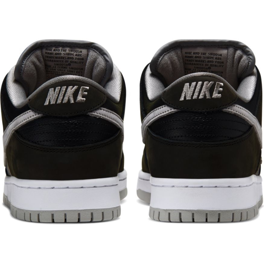 Nike SB J Pack Shadow Dunk Low Pro Skate Shoe - Black/Medium Grey-Black-White