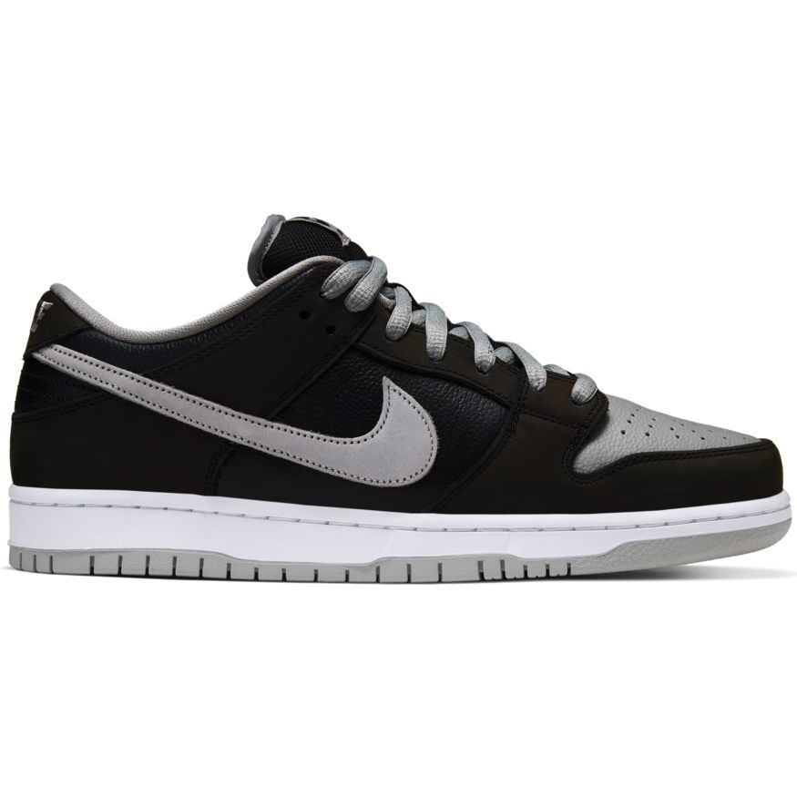 Sb dunk low pro shop skate shoes - black/medium grey-black-white