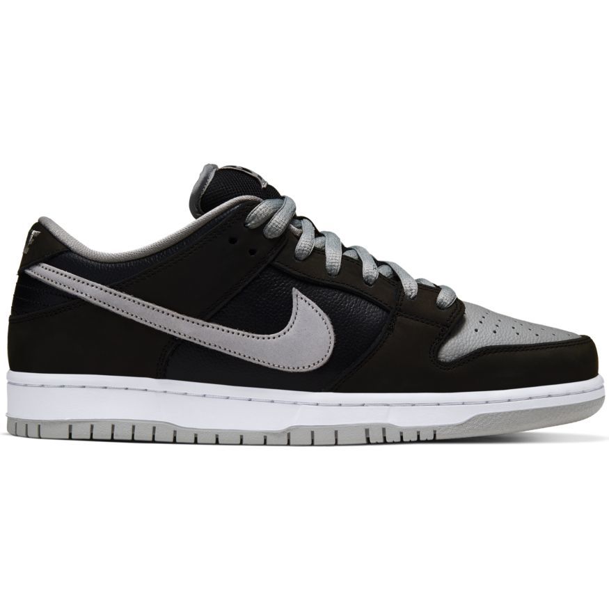 Nike SB J Pack Shadow Dunk Low Pro Skate Shoe Black/Medium Grey-Blac