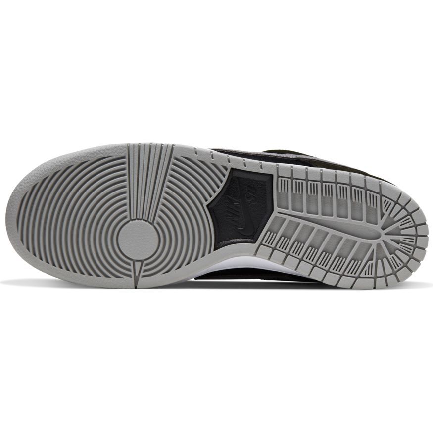 Nike SB J Pack Shadow Dunk Low Pro Skate Shoe - Black/Medium Grey-Black-White