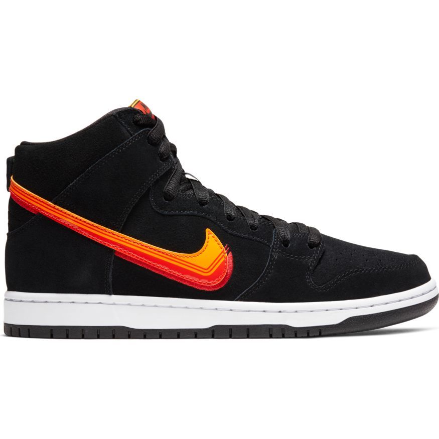 Nike SB Truck It Dunk High Pro Skate Shoe - Black/University Gold - Te