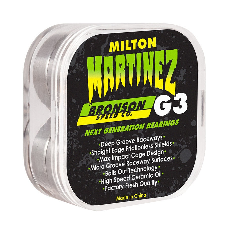 Bronson Speed Co. Milton Martinez Pro G3 Skateboard Bearings