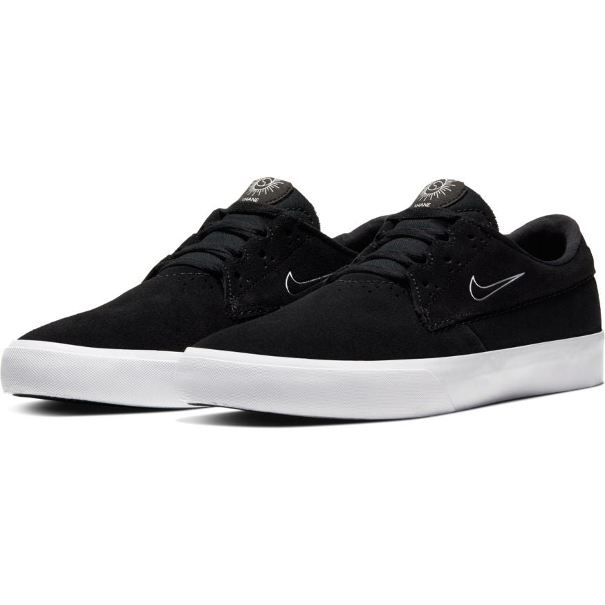 Nike SB Shane Skate Shoes - Black/White-Black