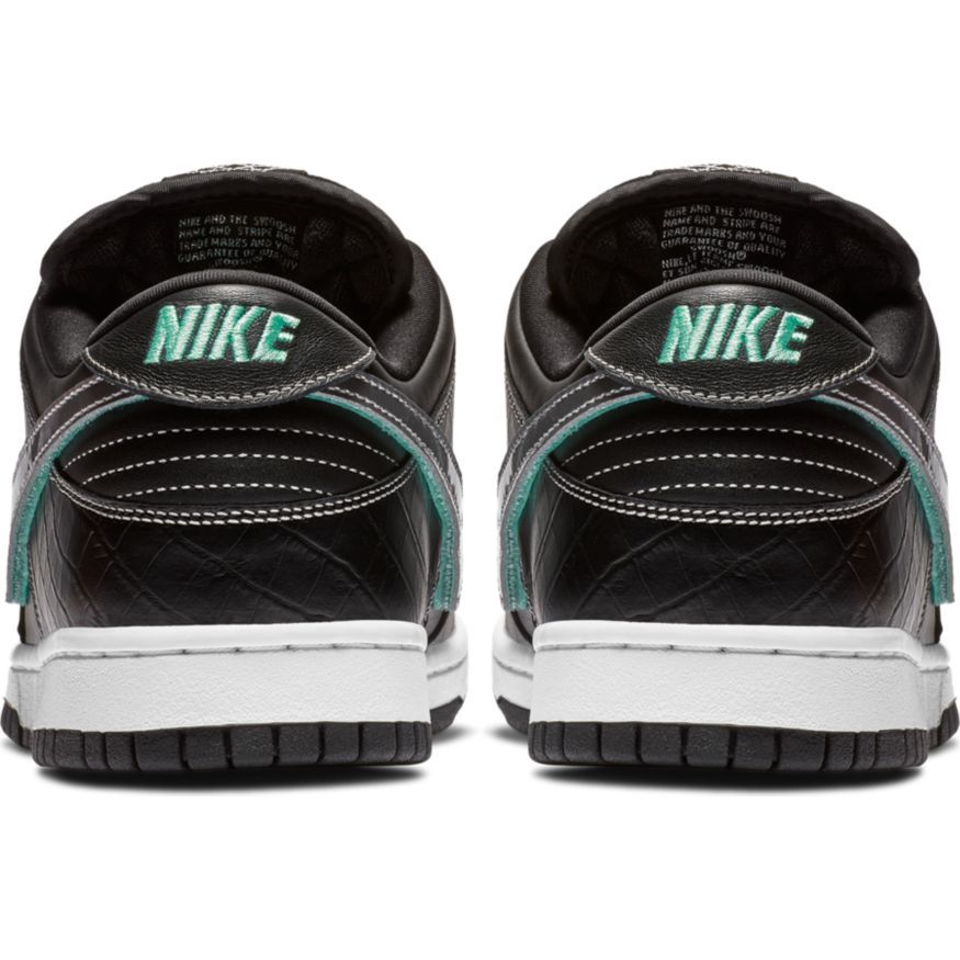 Nike SB Dunk Low Pro OG Skate Shoe - Black/Chrome-Black-Tropical Twist