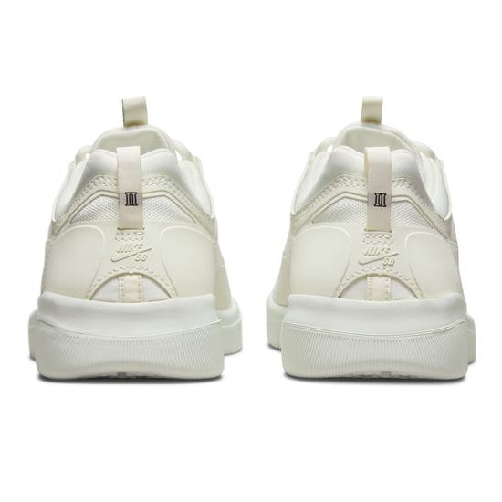 Summit White Nyjah Free 2 Nike SB Skateboard Shoe Back