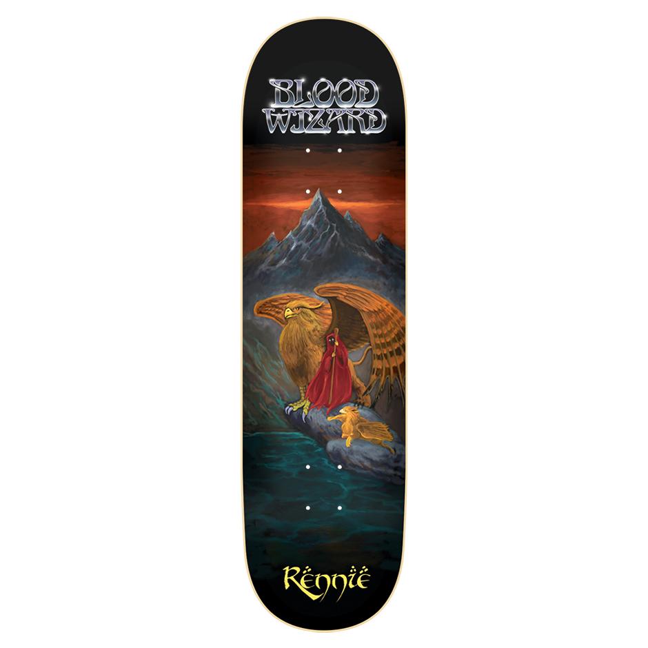 スケートボード Blood wizard Tristian rennie 8.5 Blood Wizard Tristan Rennie Gryphon Warrior Skateboard Deck