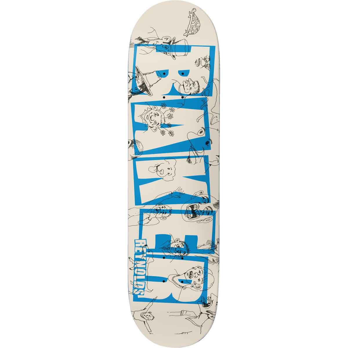 Baker Andrew Reynolds Brand Name Sketch Skateboard Deck