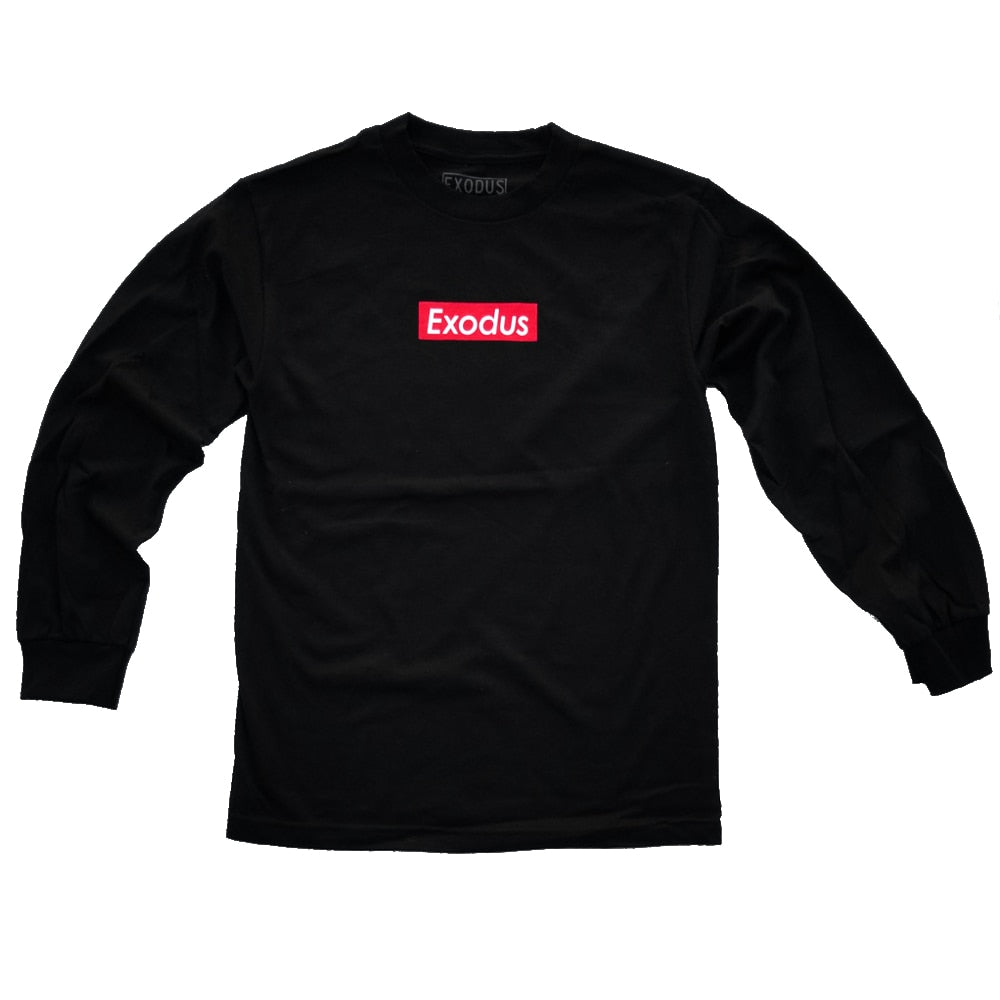 Exodus Box Logo LS Tee - Black