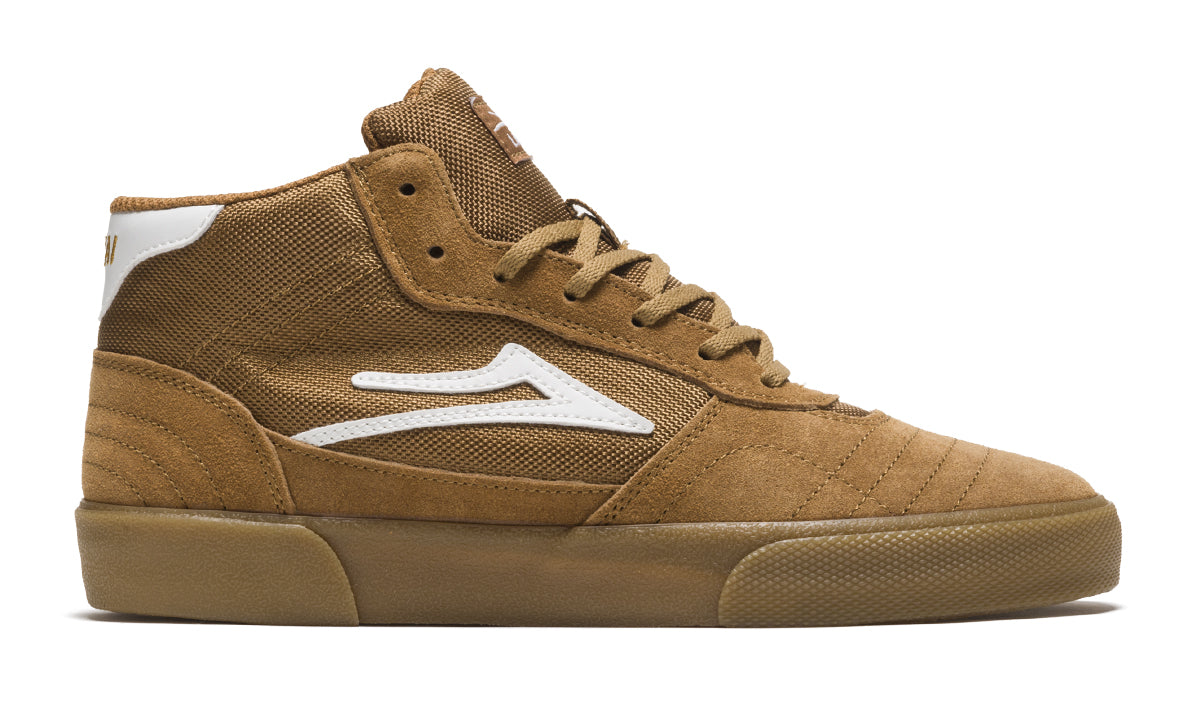 Tobacco Suede Lakai Cambridge Mid Skate Shoe