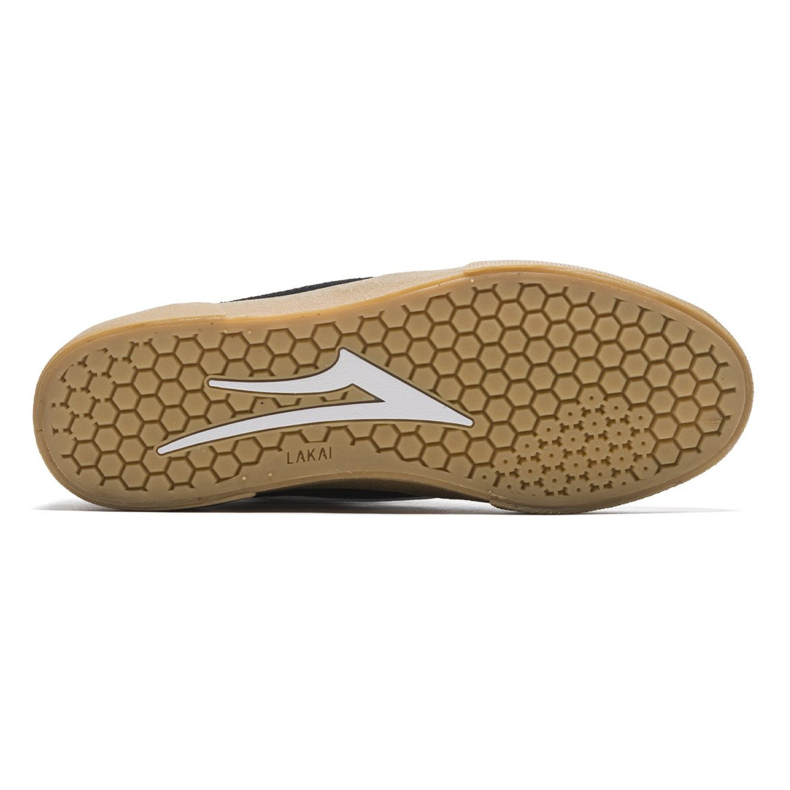 Black/Gum Cambridge Lakai Skateboarding Shoe Bottom