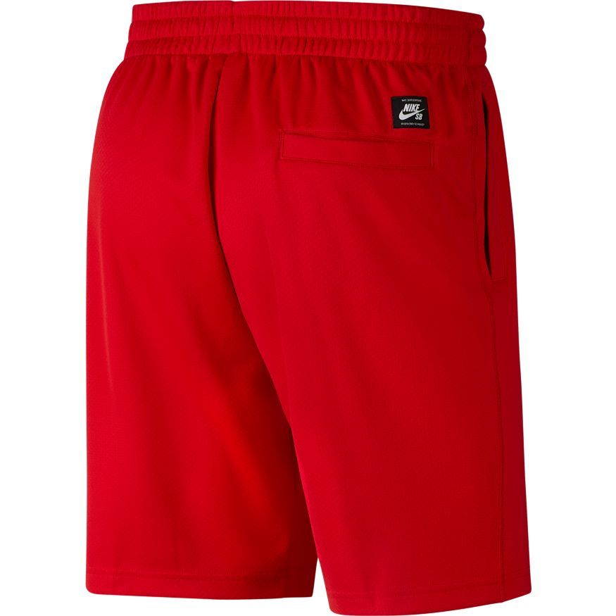 University Red/Black Nike SB Dri-Fit Sunday Shorts Back