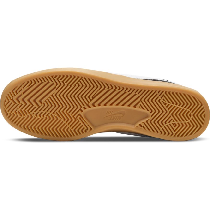 Black/Gum Bruin React Nike SB Skateboarding Shoe Bottom