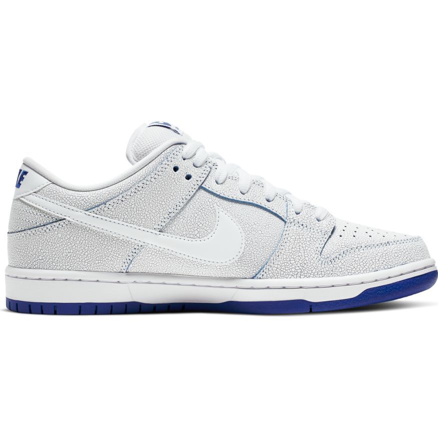 Nike SB Dunk Low Premium Skate Shoe White/White Game Royal