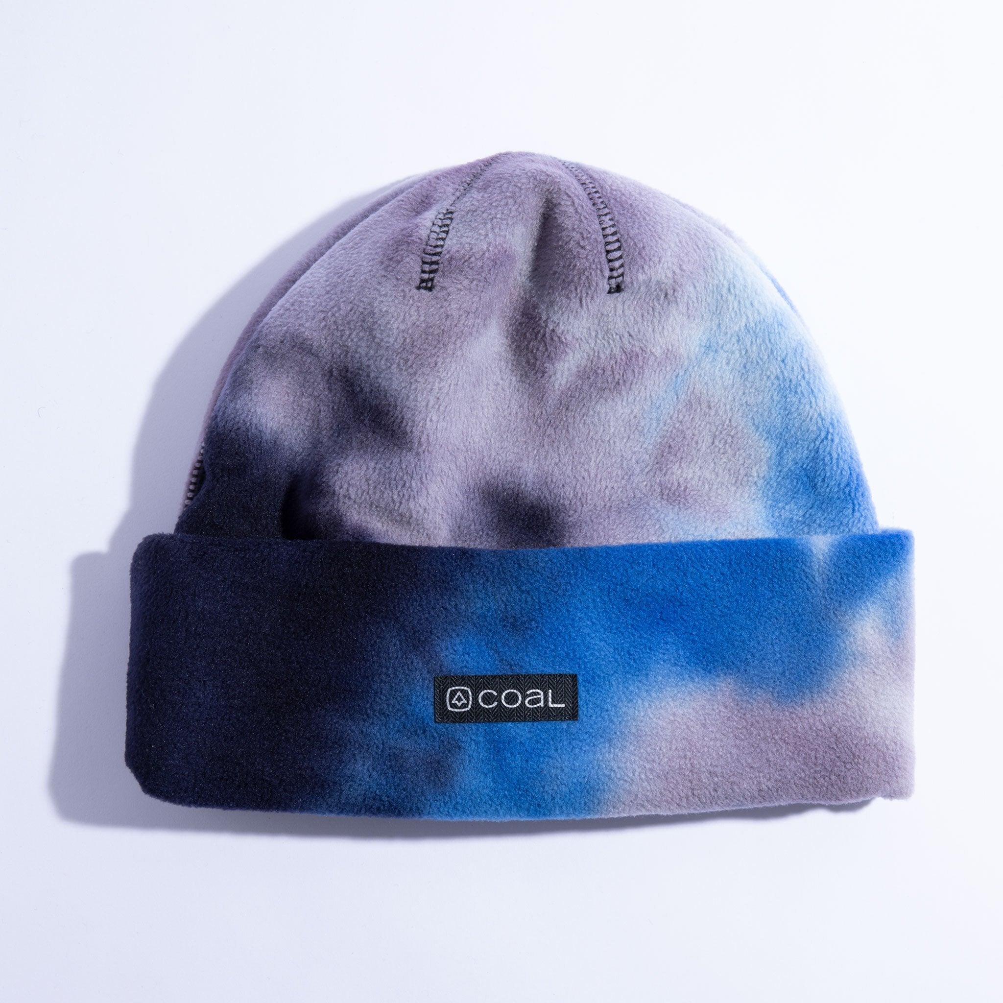 Marine Blue Tie Dye New Jack Coal Fleece Beanie