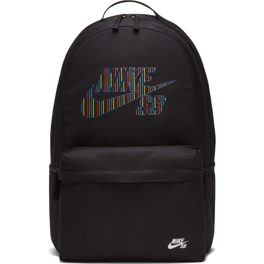 Nike SB Icon Skateboard Backpack Black/Black/White