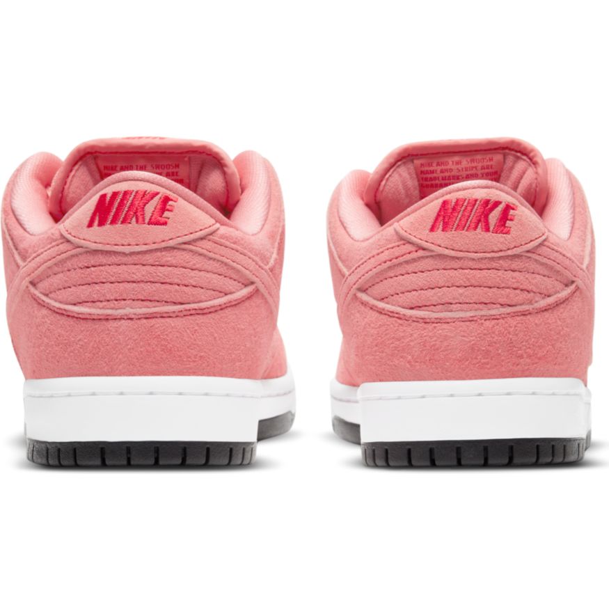 Nike SB D-U-N-k Low Pro Premium Skate Shoe - Atomic Pink/Atomic Pink-University Red