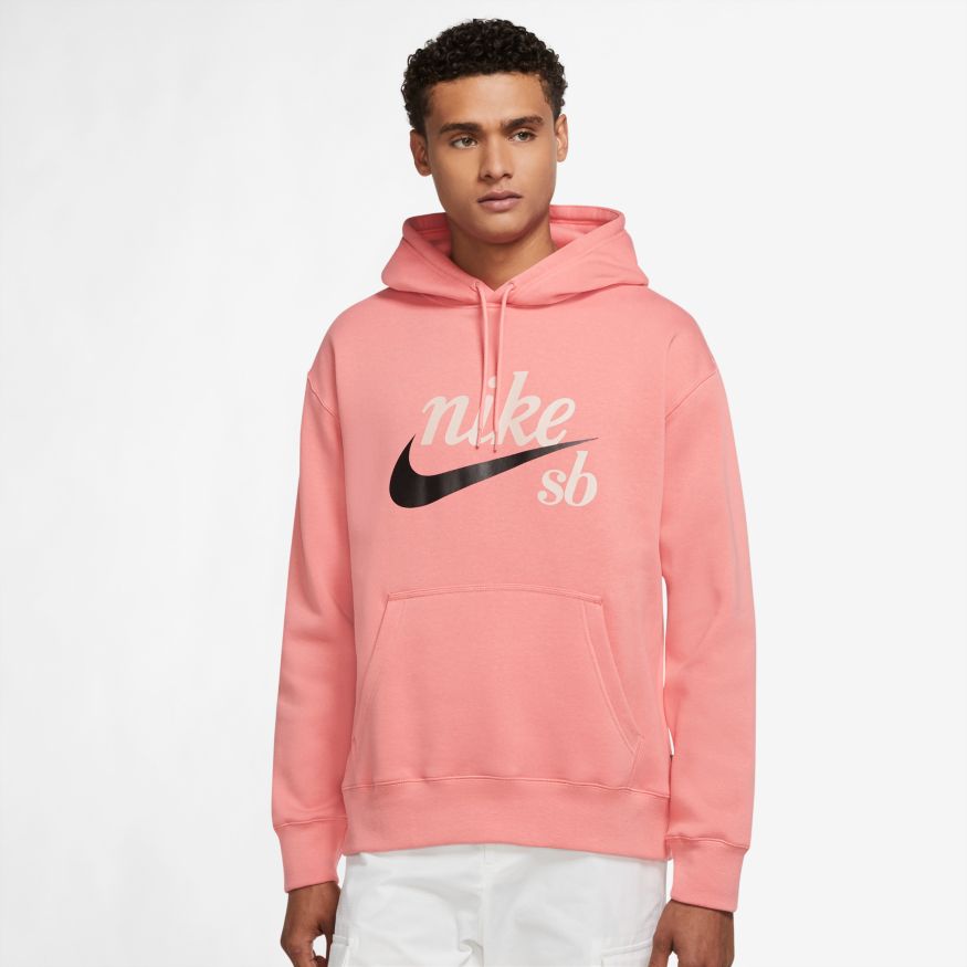 Pink Salt Nike SB Logo Hoodie