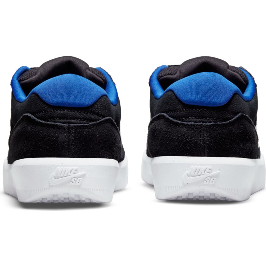 Black/Photon Dust Force 58 Nike SB Skateboarding Shoe Back