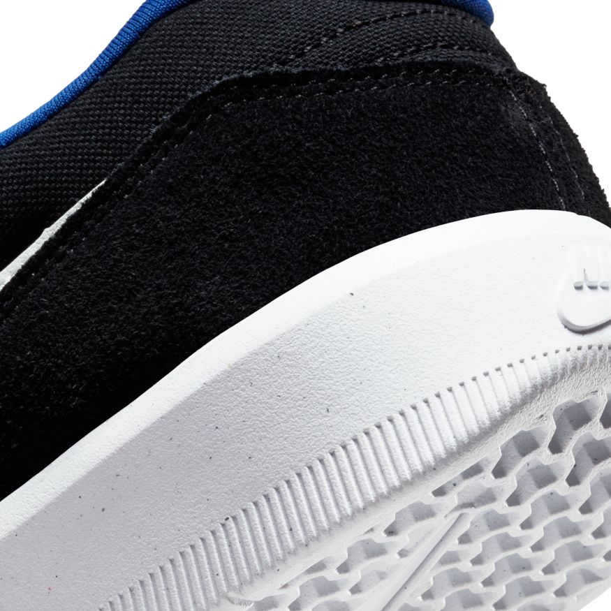 Black/Photon Dust Force 58 Nike SB Skateboarding Shoe Detail