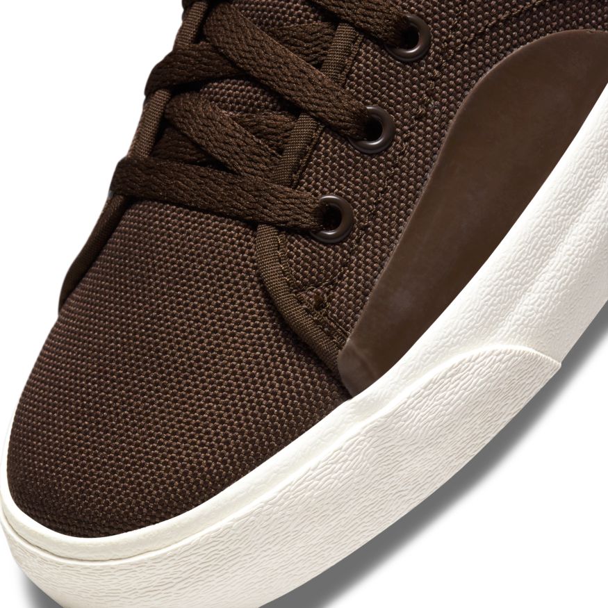 Baroque Brown Daan VanderLinden BLZR Court Nike SB Skateboarding Shoe Detail