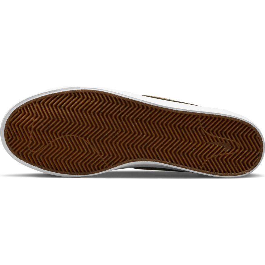 Dusty Olive Daan VanderLinden BLZR Court Nike SB Skateboarding Shoe Bottom