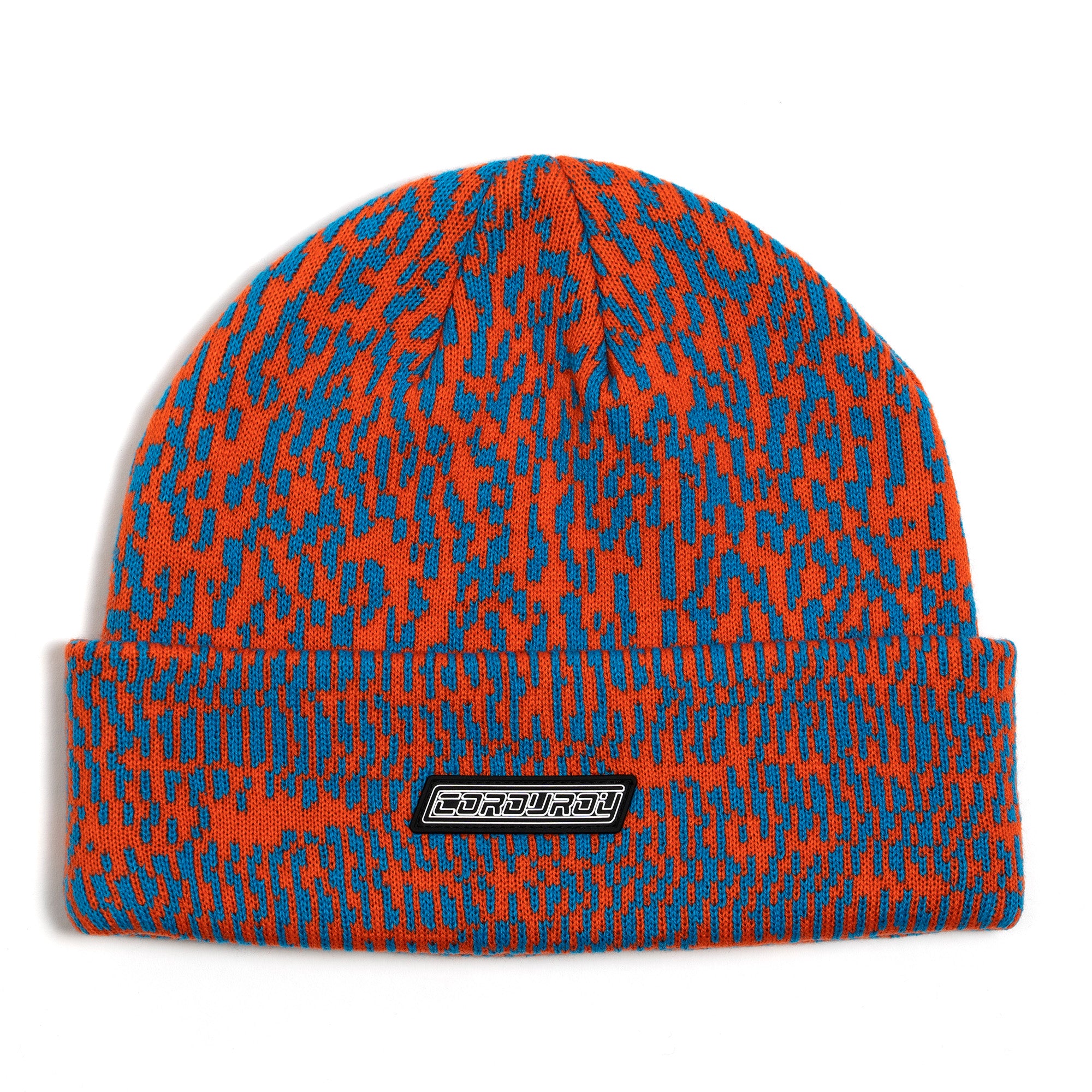 Orange Corduroy Tune Out Beanie