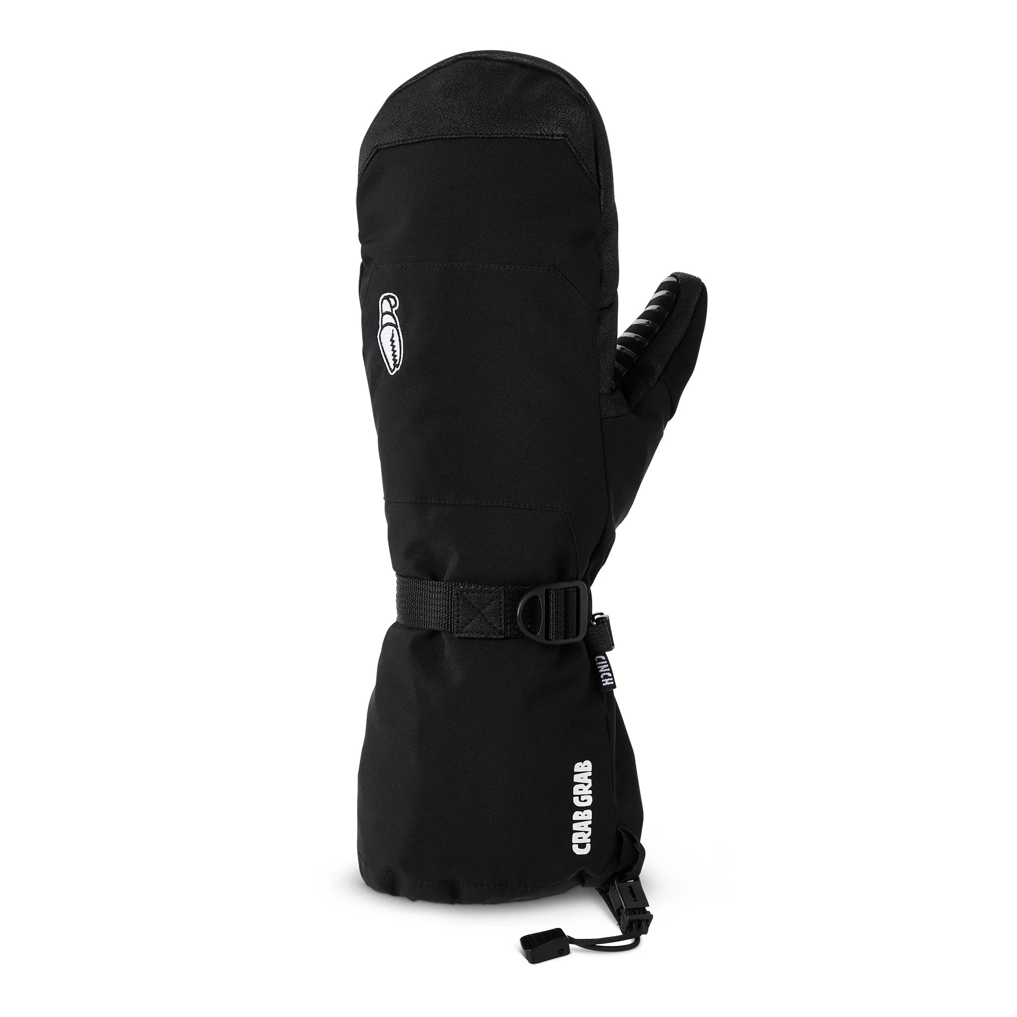 2023 Black Crab Grab Cinch Snowboard Mitts