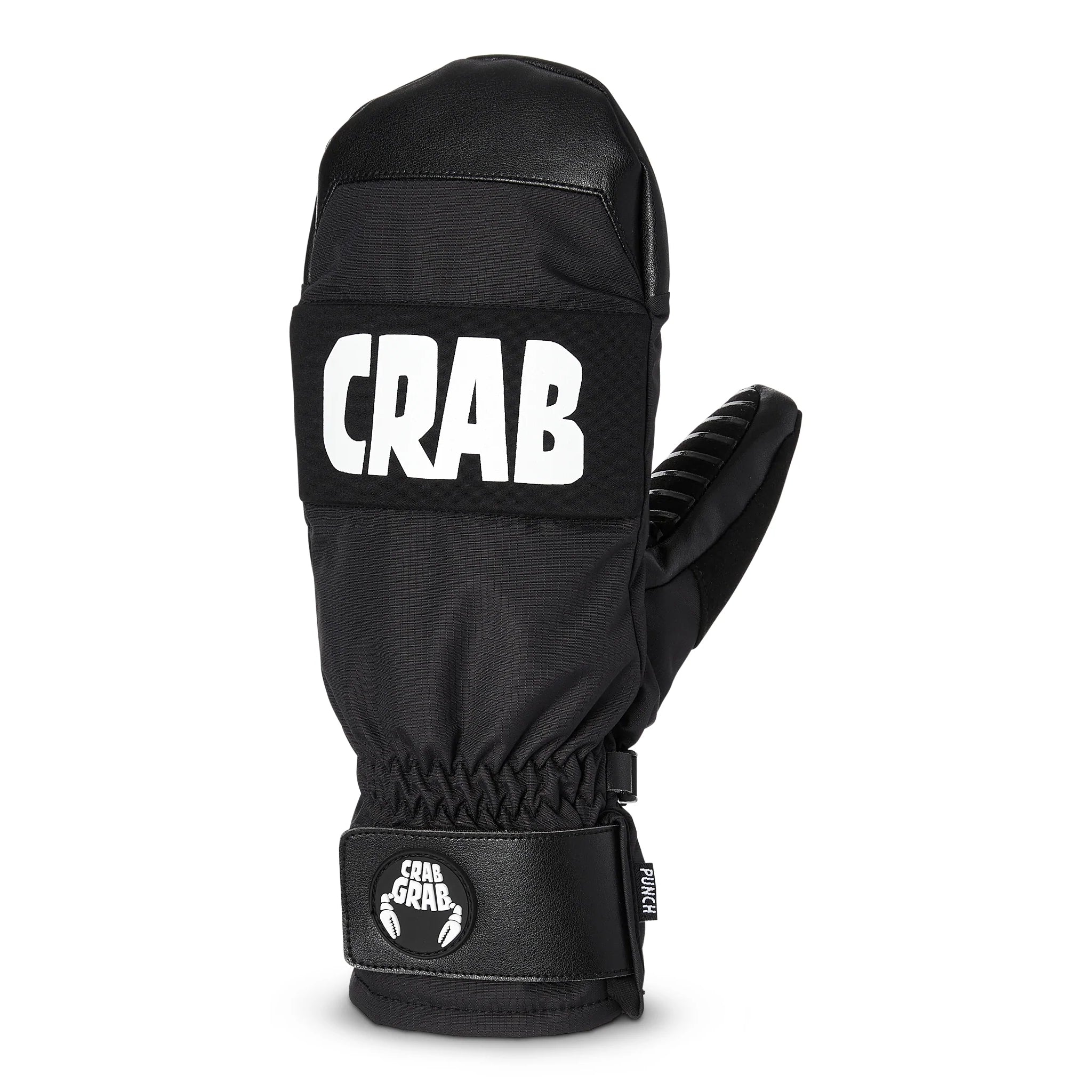 Black 2023 Crab Grab Punch Snowboard Mitts