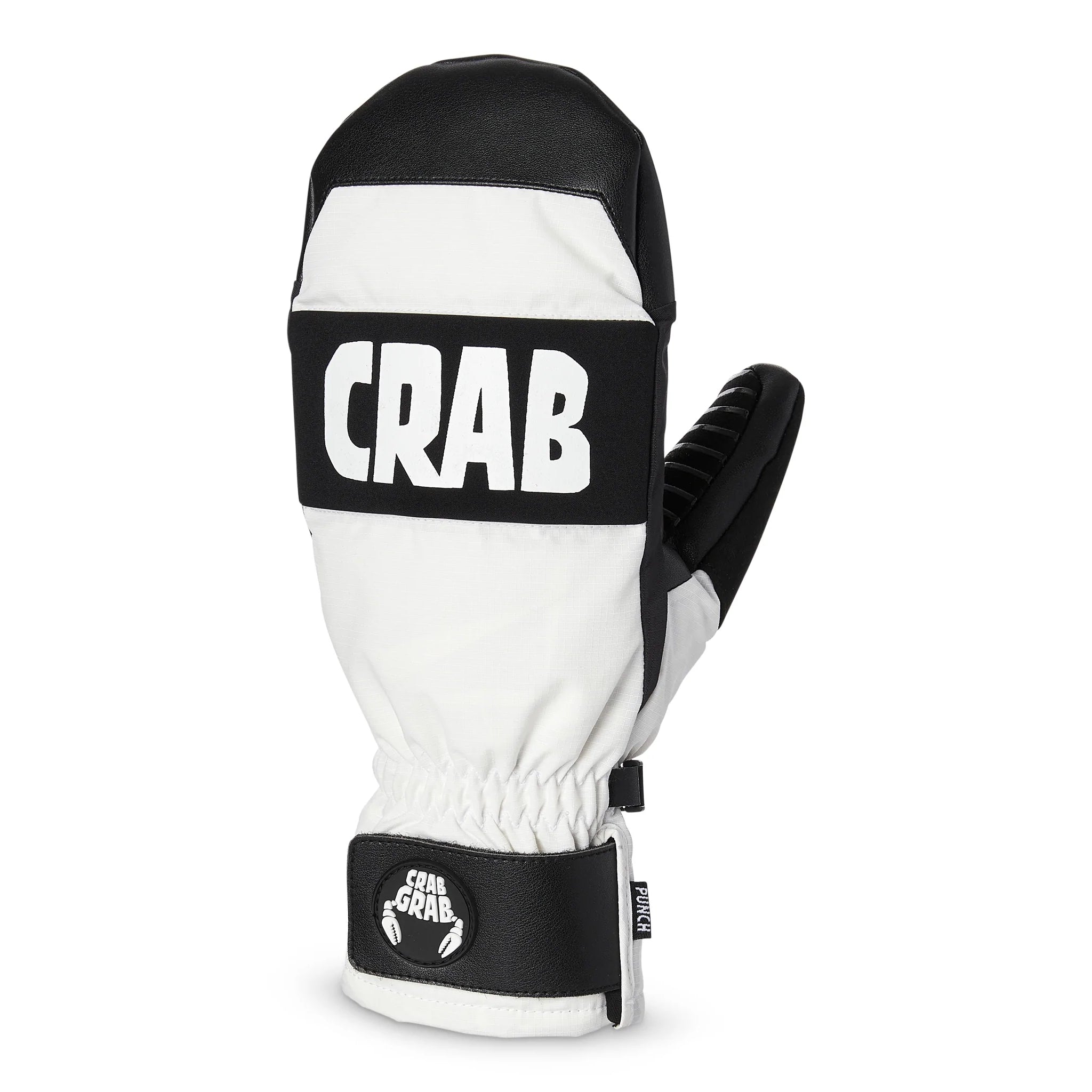 White 2023 Crab Grab Punch Snowboard Mitts