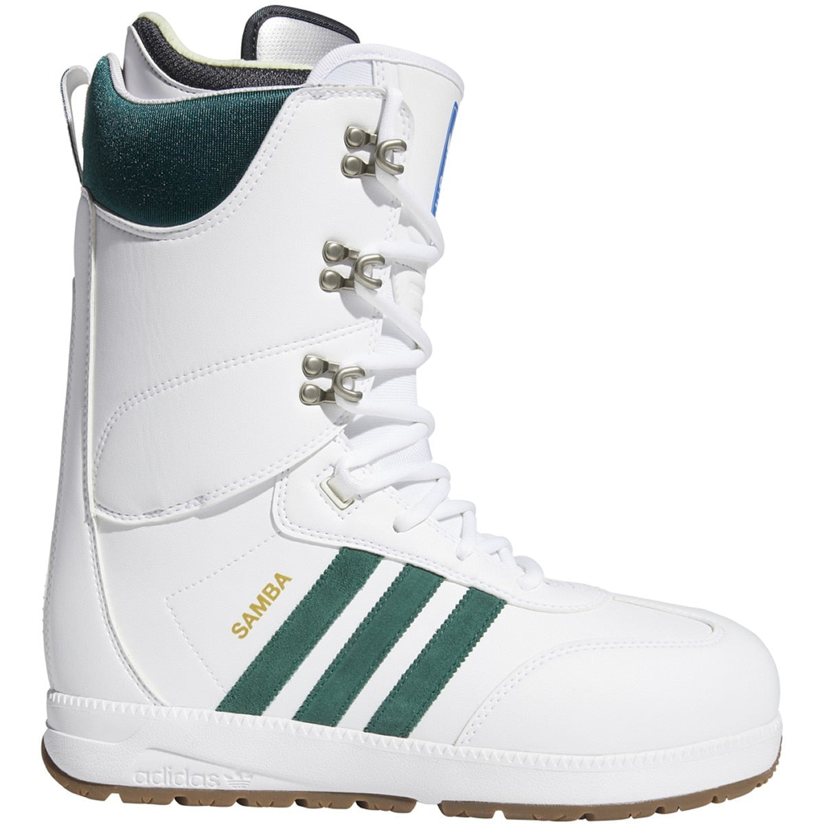 Adidas Samba ADV 2020 Snowboard Boots - White/Collegiate Green/Gum