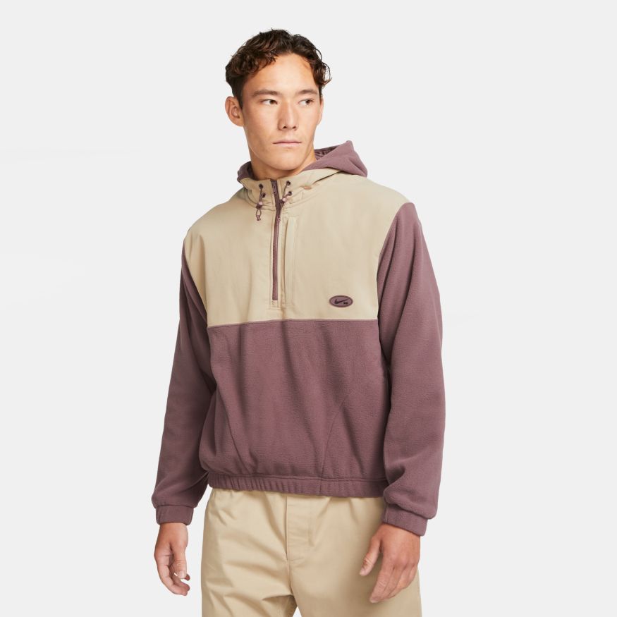 Dark Wine Therma-Fit Nike SB Pullover Fleece