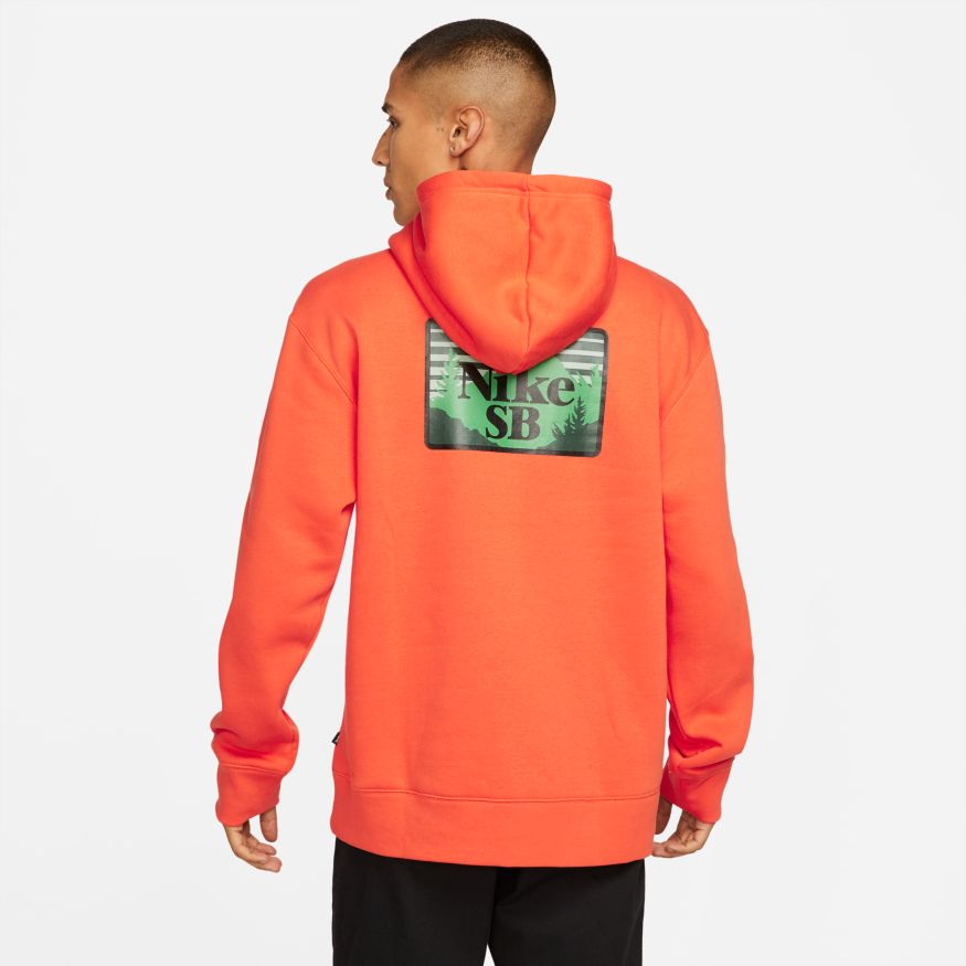 Rush Orange Climbing Patch Nike SB Hoodie Back
