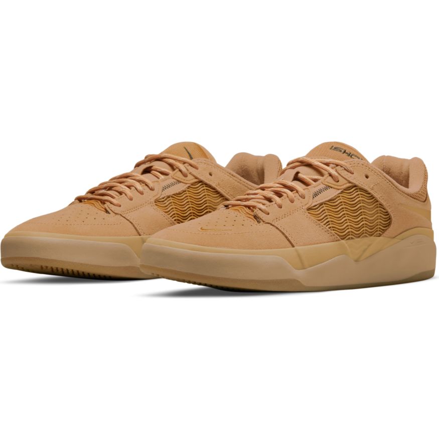 Wheat Ishod Wair Nike SB Pro Skateboard Shoe Front