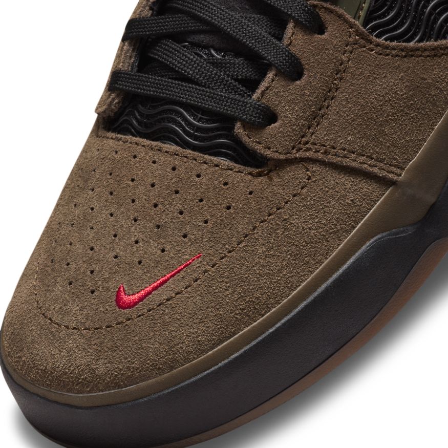 Light Olive Ishod Wair Nike Sb Skateboarding Shoe Detail