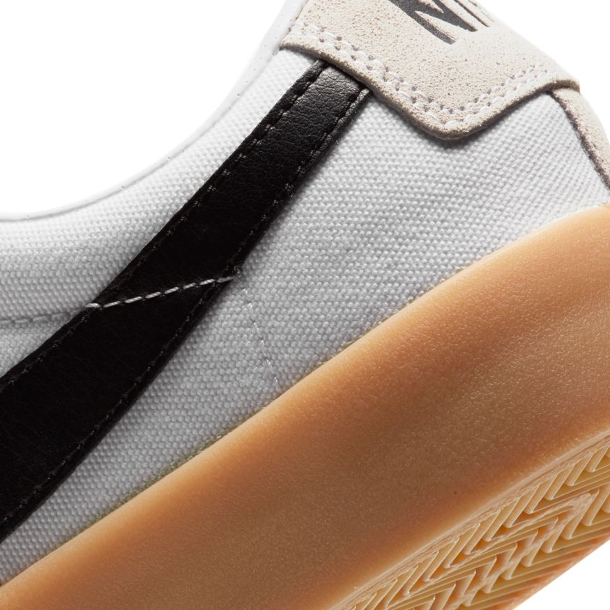 White/Black Grant Taylor Nike SB Blazer Low Skateboard Shoe Detail