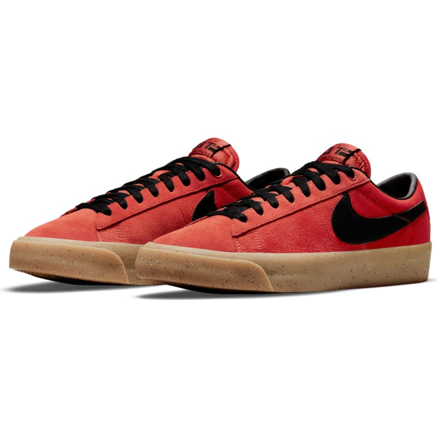 Cinnabar Grant Taylor Blazer Low Nike SB Skateboarding Shoe Front