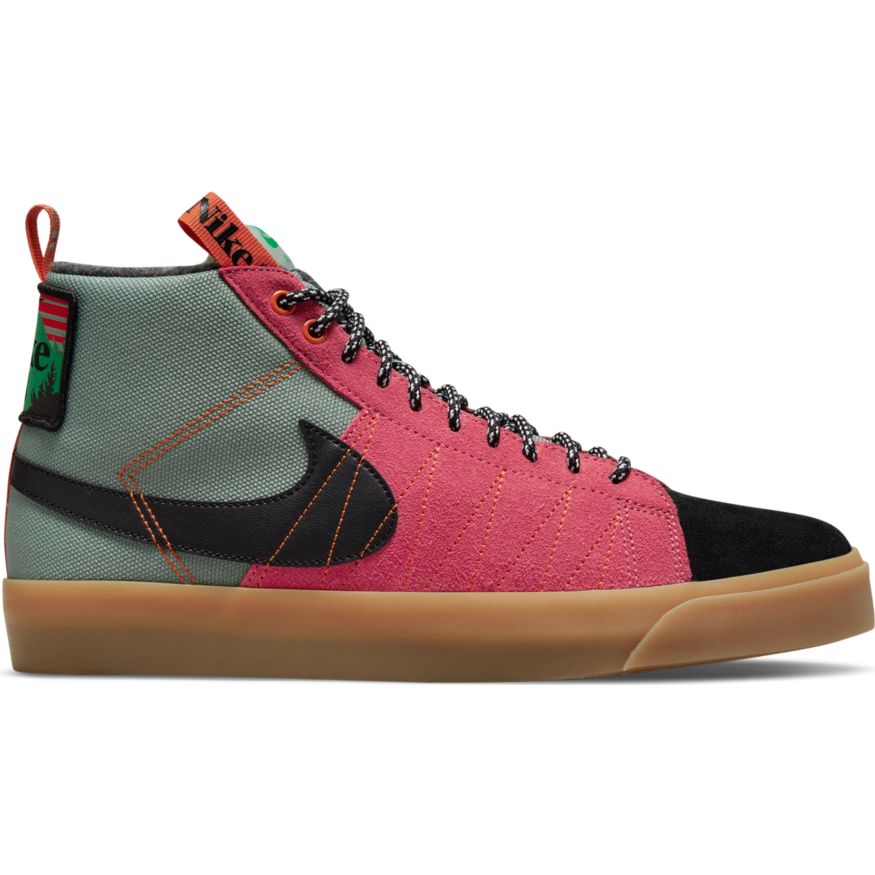 Jade Smoke Blazer Mid Premium Nike SB Skateboarding Shoe