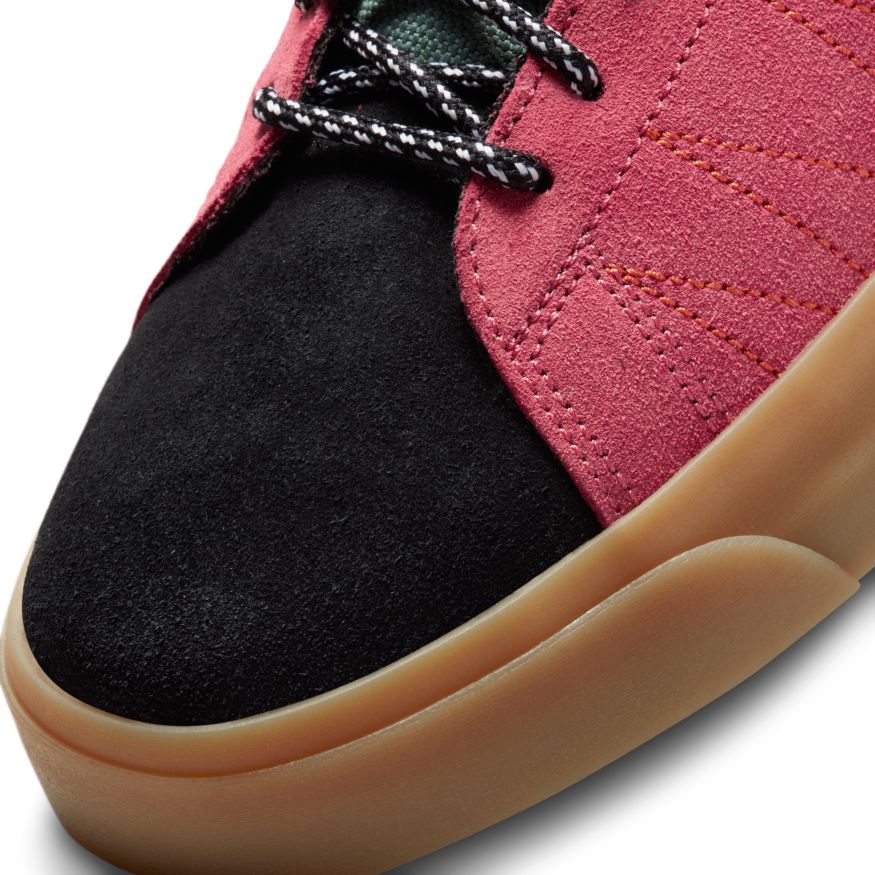 Jade Smoke Blazer Mid Premium Nike SB Skateboarding Shoe Detail