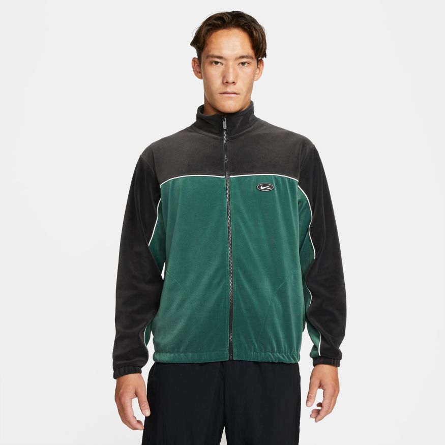 Noble Green Velour Nike SB Skate Jacket