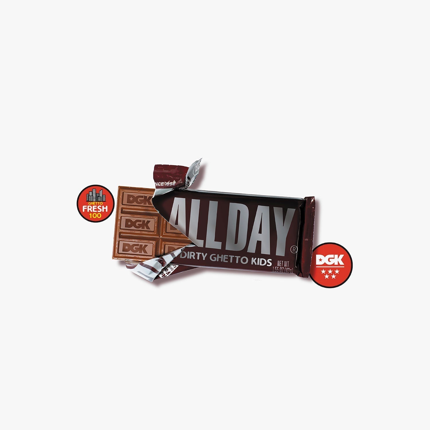 Wrapped Up DGK Skateboard Sticker