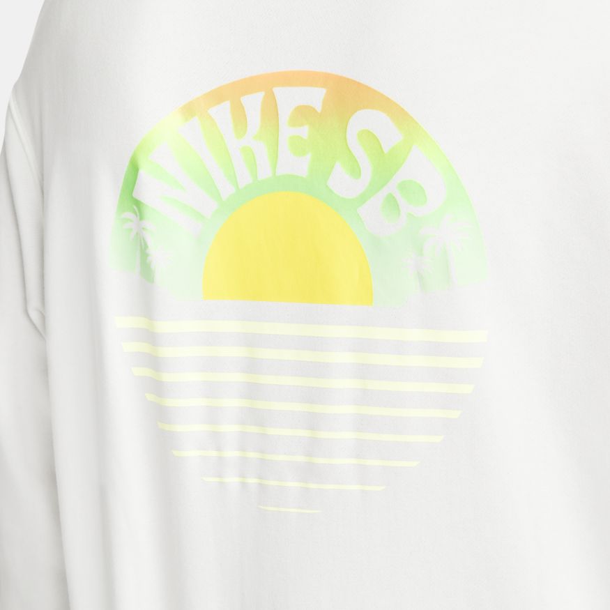 Coastal Graphic Sail Nike SB Skate Hoodie Detail