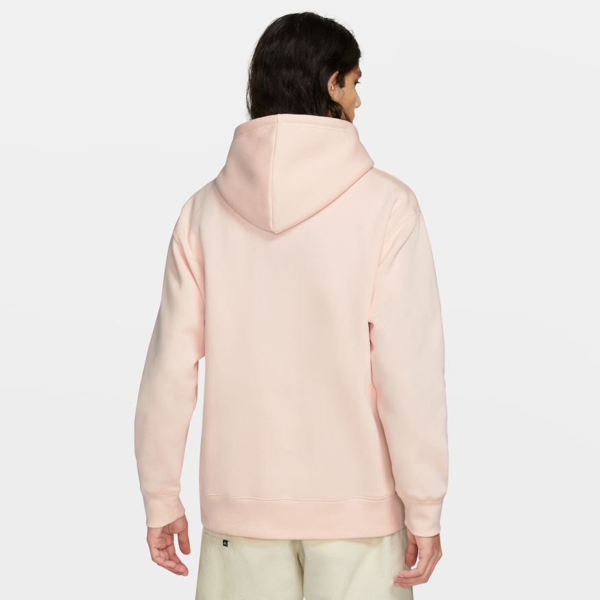 Orange Pearl Llama Forever Fleece Nike SB Hoodie Back